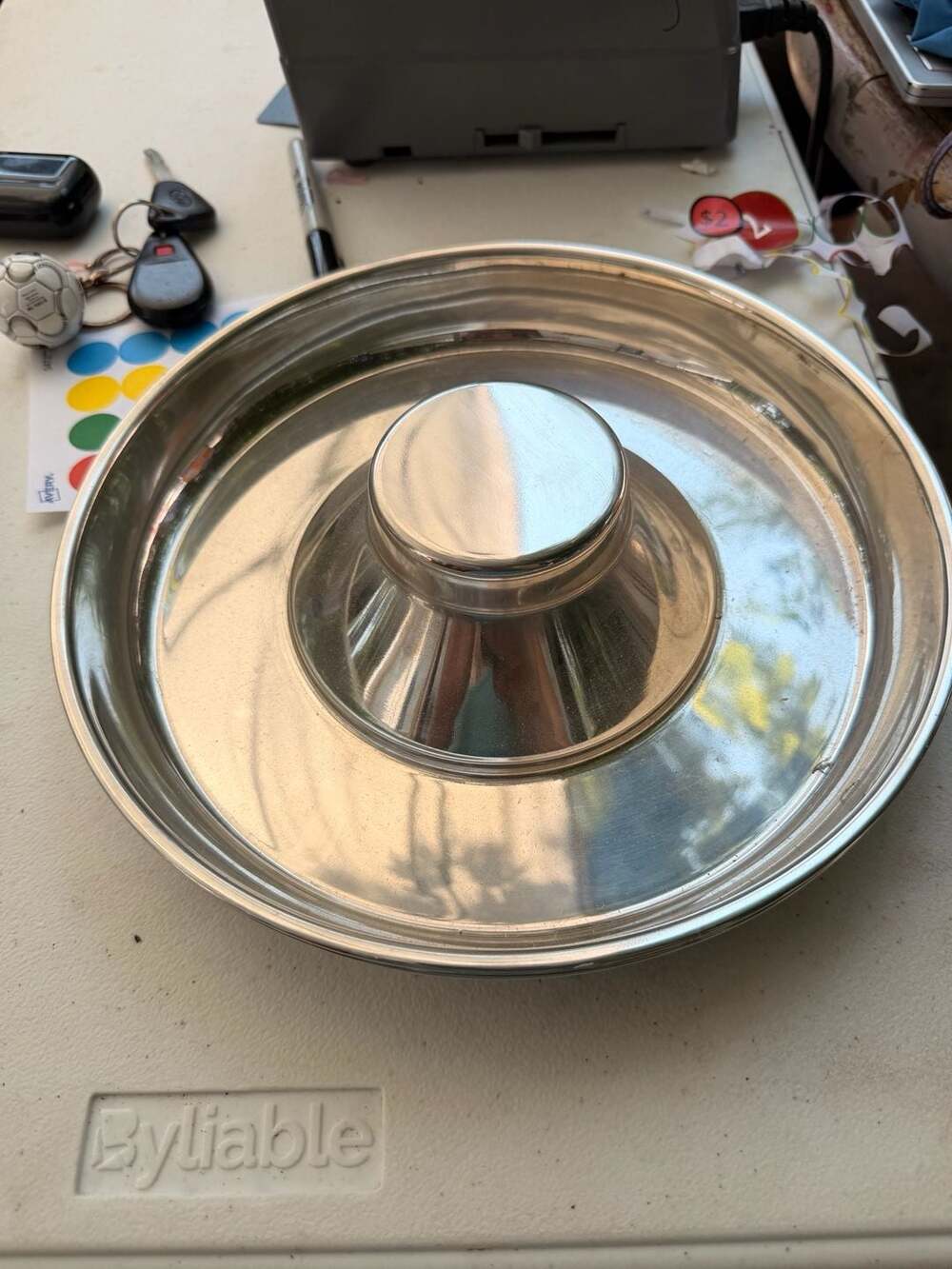 2 Stainless Steel Puppy Weaning Saucer Bowl